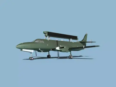 Swearingen RC-26 Condor V04 3D model