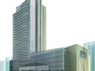 Office Building 3D model 82
