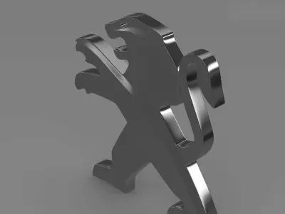 Peugeot Logo 3D model from CGTrader