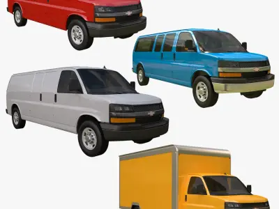 Chevy Express Body Collection 3D model