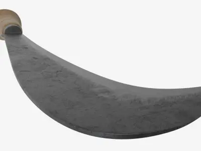 Koyta Sickle Low-poly 3D model
