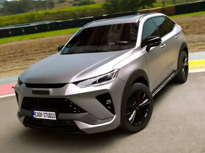 Haval H6 GT 2026  3D model