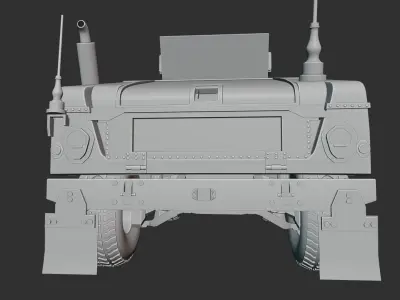 HUMVEE VEHICLE 3D model