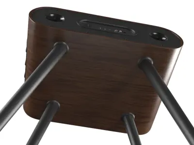 Smart Speaker Console Wood Brown 3D model