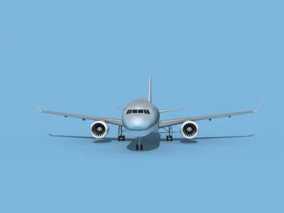 Boeing 767-400 Corporate 3 3D model