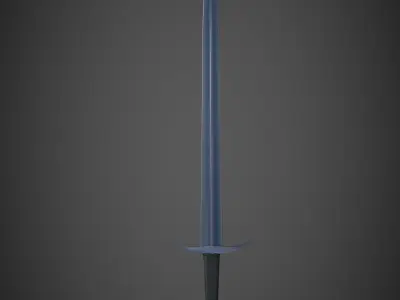 Sword Low-poly 3D model 29