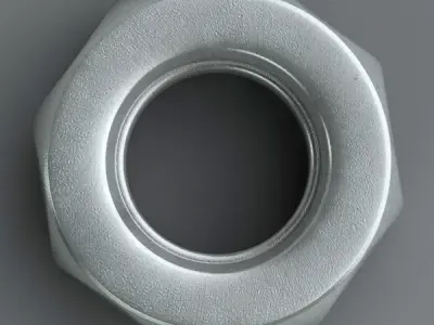 Metal Nut  Free 3D model