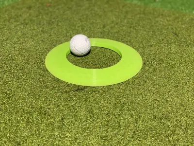 Indoor Golf Practice Hole  3D print model