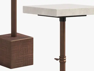 Joybird Sirius Adjustable Accent Table 3D model