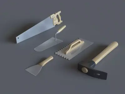 Hand Tools 1 3D model