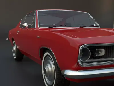 playmouth barracuda Free 3D model