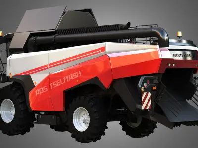 Rostselmash - RSM 161 Harvester Combine  3D model