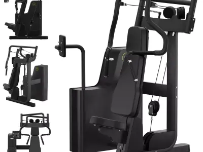Biostrength Chest Press 3D model