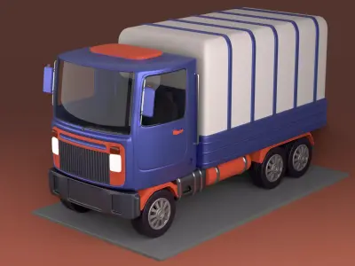 Commercial truck  3D model