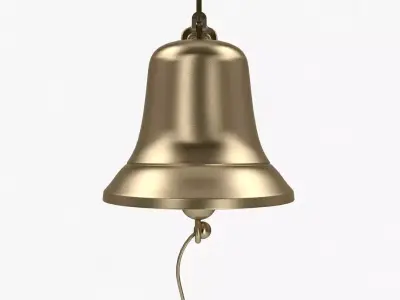 Ship Bell Low-poly 3D model