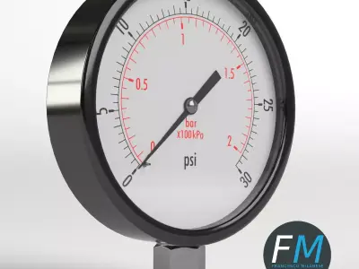 Pressure gauge 3D model buy