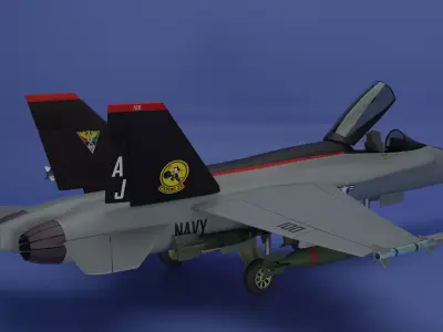 McDonnell Douglas FA-18 Hornet 3D model purchase