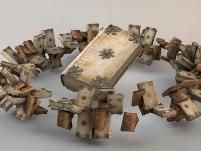 Ancient Artifacts - 3D Scan - VR Game Ready Low-poly 3D model