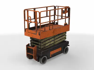 scissor lift 3D model