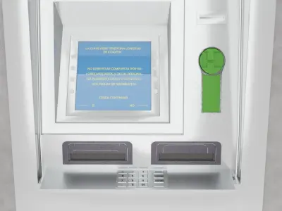 ATM Electonock Terminal 3D model