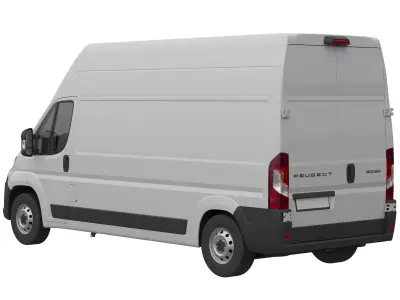 2024 Peugeot BOXER  L3H3 Detailed interior 3D model