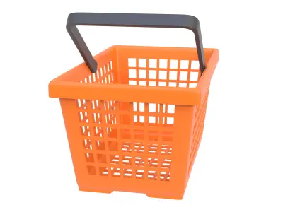 Shopping basket 03 3D model