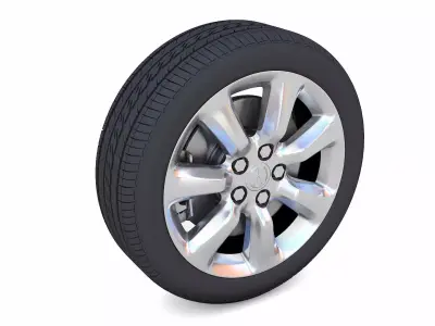 Acura RLX Sedan Rim 3D Model Low-poly 3D model