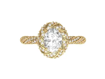 Wedding Ring  3D print model 447