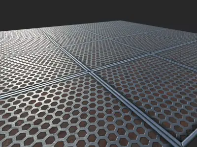 Sci-fi Metal Panel Hexagon - Textures Only Texture