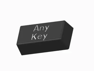 Any Key Free 3D model
