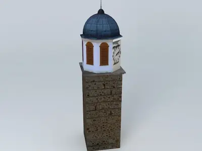 Clock tower - Smiljan Free 3D model