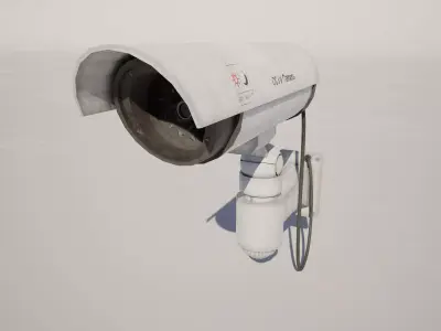  CCTV Security Camera Low-poly 3D model