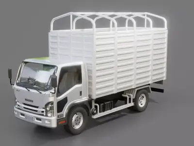 Isuzu Elf Cargo Truck 3D model