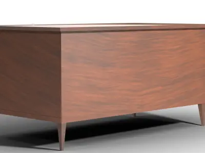 Vintage Television Set  3D model