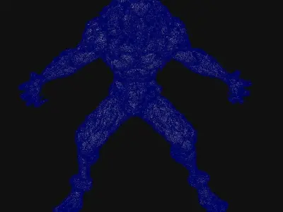 Monster Wolf 3D model