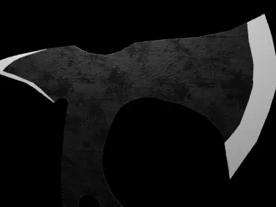 Throwing Axe Low-poly 3D model