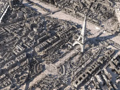  Eiffel Tower in France 
