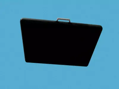 Suitcase PSX Retro Style  Low-poly 3D model