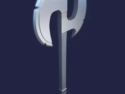 blade weapon Low-poly 3D model purchase