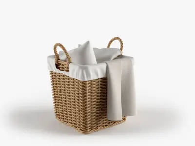 Home Decor Laundry Room Wardrobe 3D model
