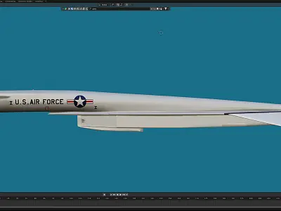 XB-70 Valkyrie Free 3D model