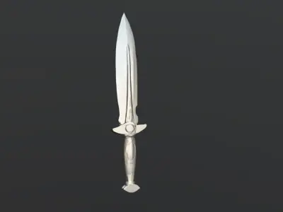 Dagger Game-Ready 3D Weapon Model Low-poly 3D model