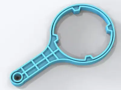 Water Filter Wrench 4 Inches 3D print model