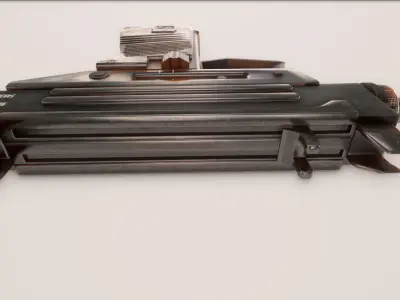 Micro Uzi Low-poly 3D model