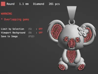 MEDALLA DE KOALA  CON FLOR - KOALA PENDANT WITH FLOWER 3D print model