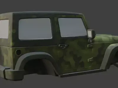 Jeep upper part 3D model