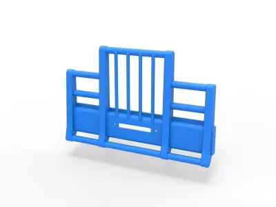 Moose bumper for semi truck V3 Scale 1 to 25 3D print model