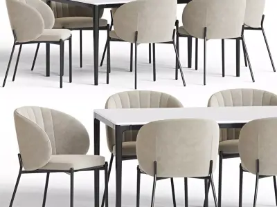 Dining Set 98 3D model