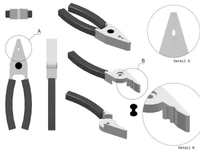 Pliers 3D model 8