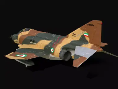 F-4 Phantom IRIAF 3D model